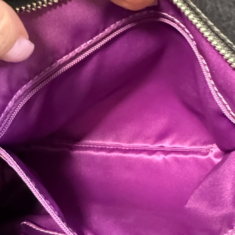 Coach Dark Gray/Black Leather Hobo Shoulder Bag - Picture 13 of 15